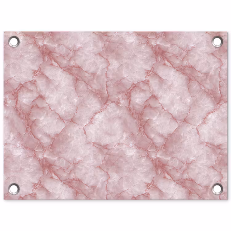 Tuinposter - Roze - Kwartsmarmer - Aders — 1