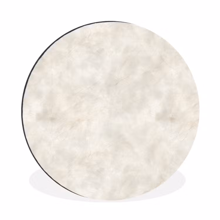 Wandcirkel - Aluminium - Crèmebeige - Marmer - Aders — 1