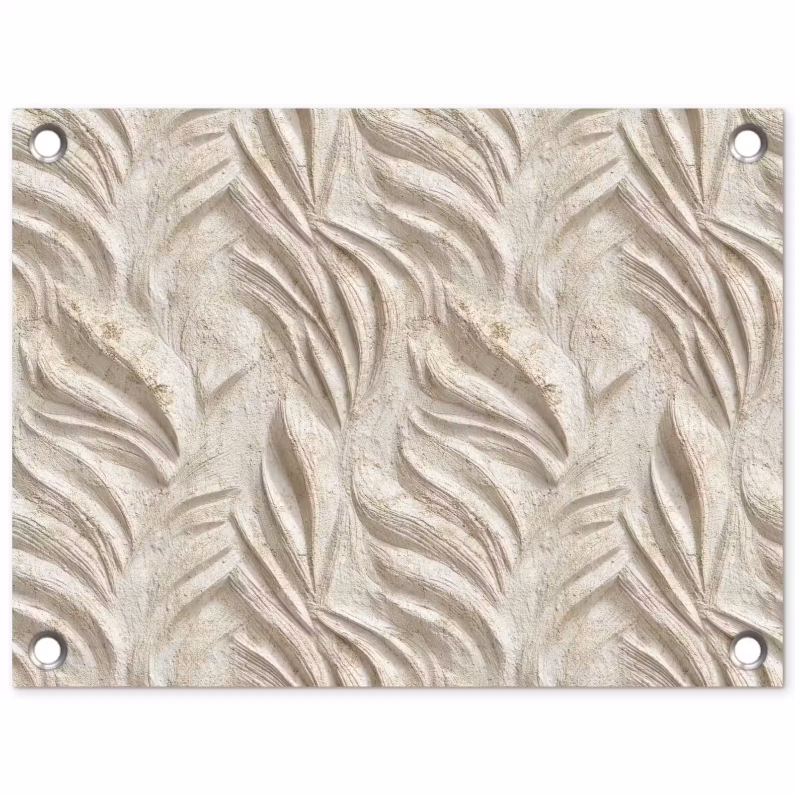 Tuinposter - Textuur - Reliëf - Beige — 1