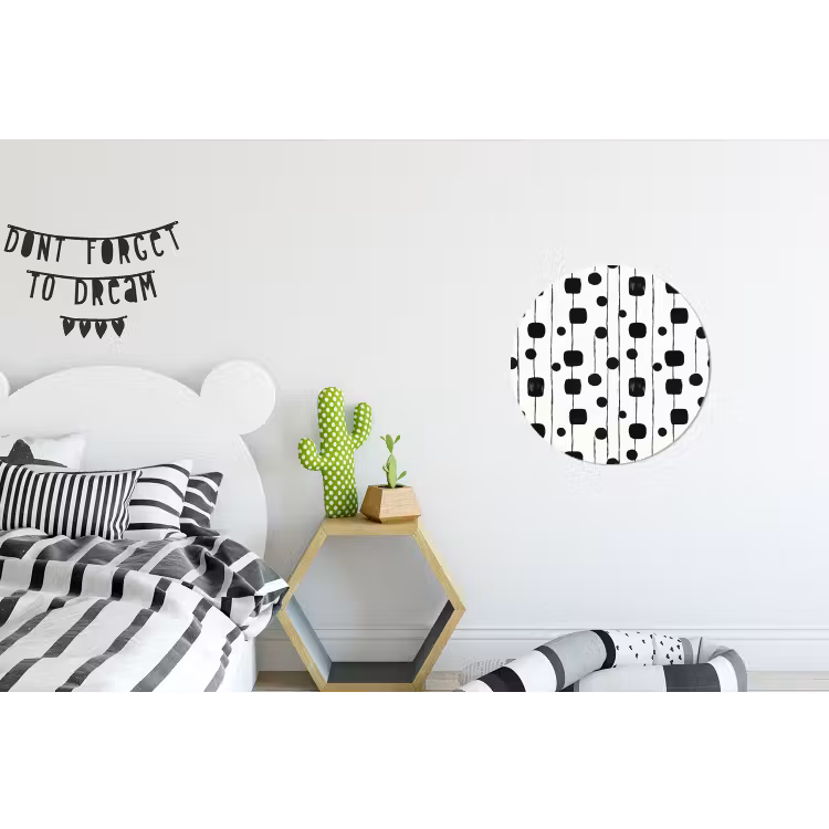 Wandcirkel - Aluminium - Grafisch - Modern - Zwart — 5