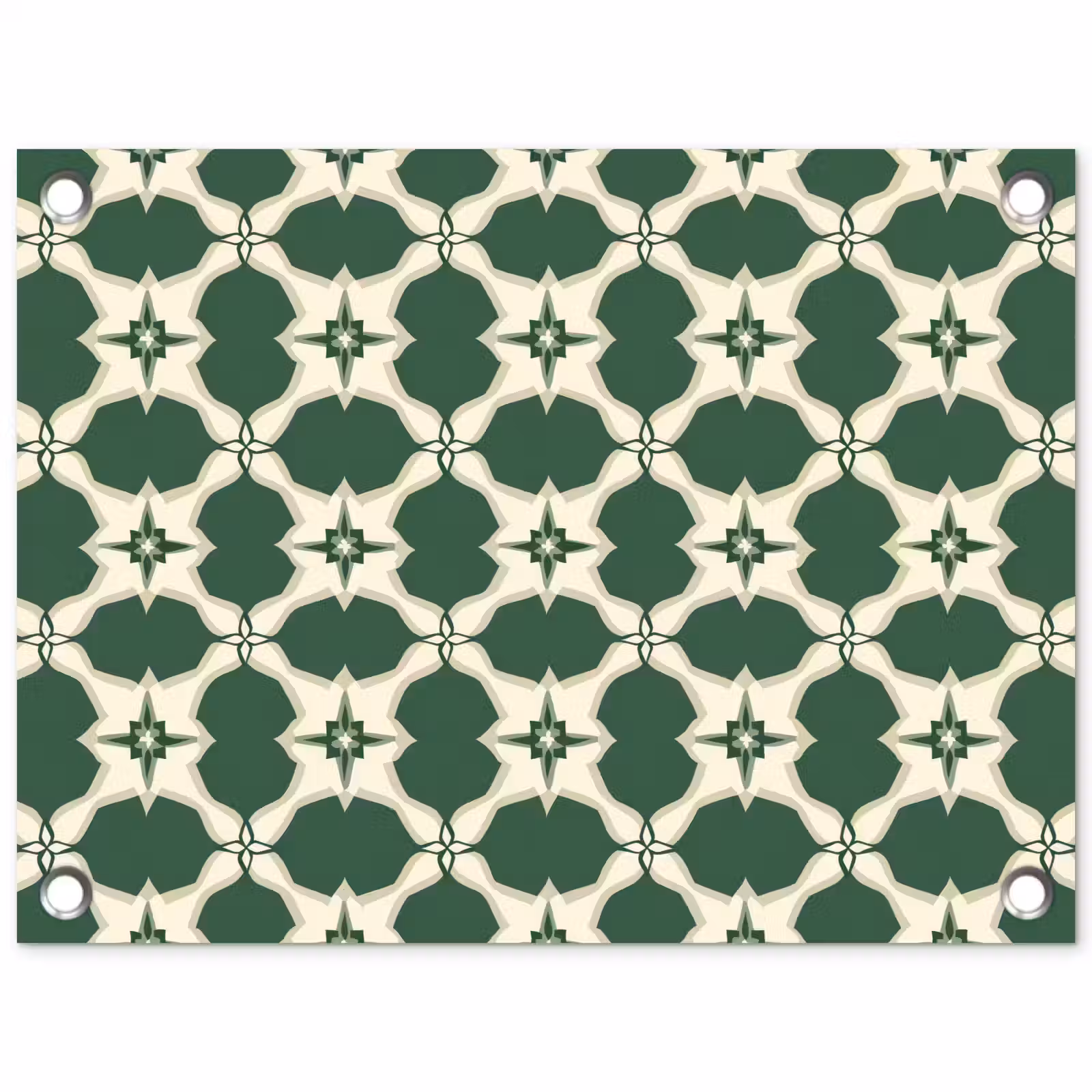Tuinposter - Tegel - Klassiek - Groen — 1