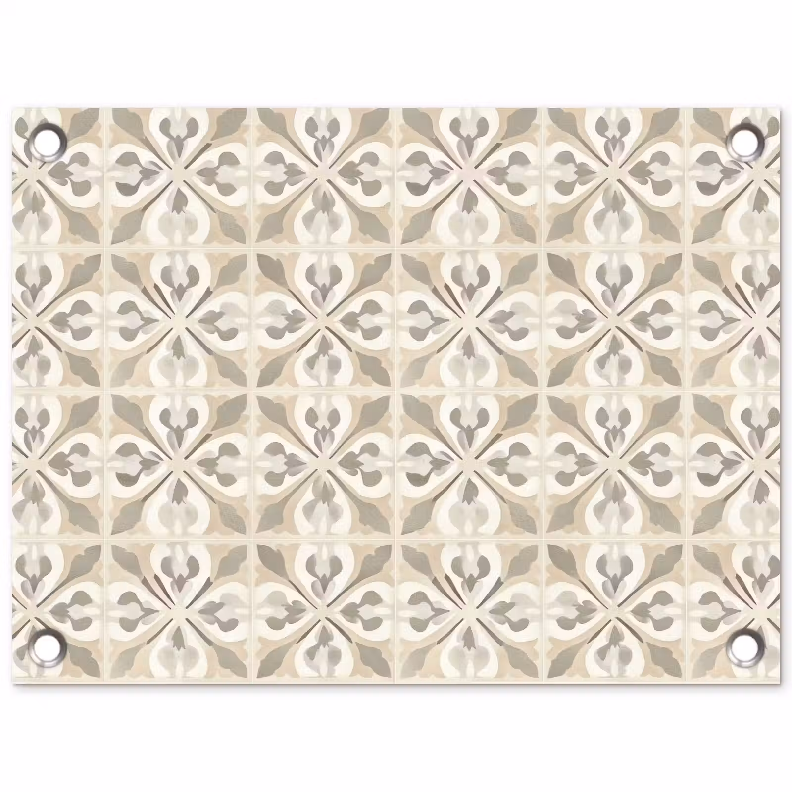 Tuinposter - Tegel - Motief - Beige — 1