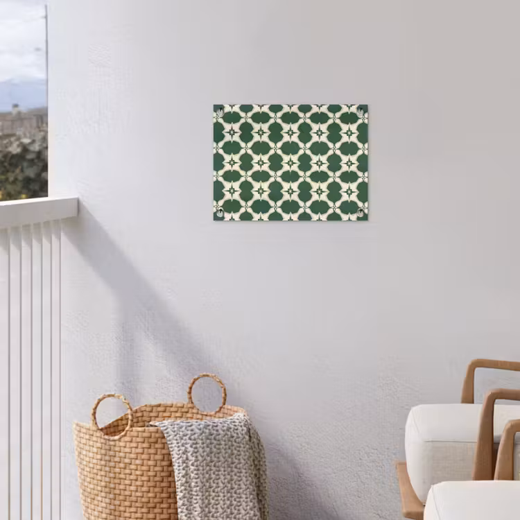 Tuinposter - Tegel - Klassiek - Groen — 3