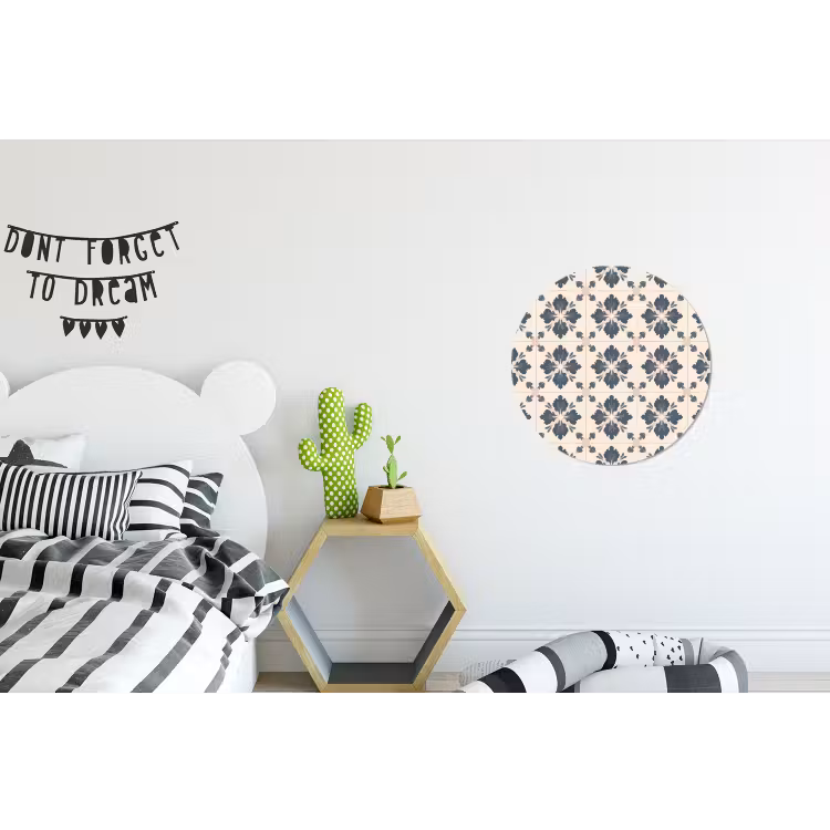 Wandcirkel - Aluminium - Bladvorm - Klassiek - Kleurrijk — 5