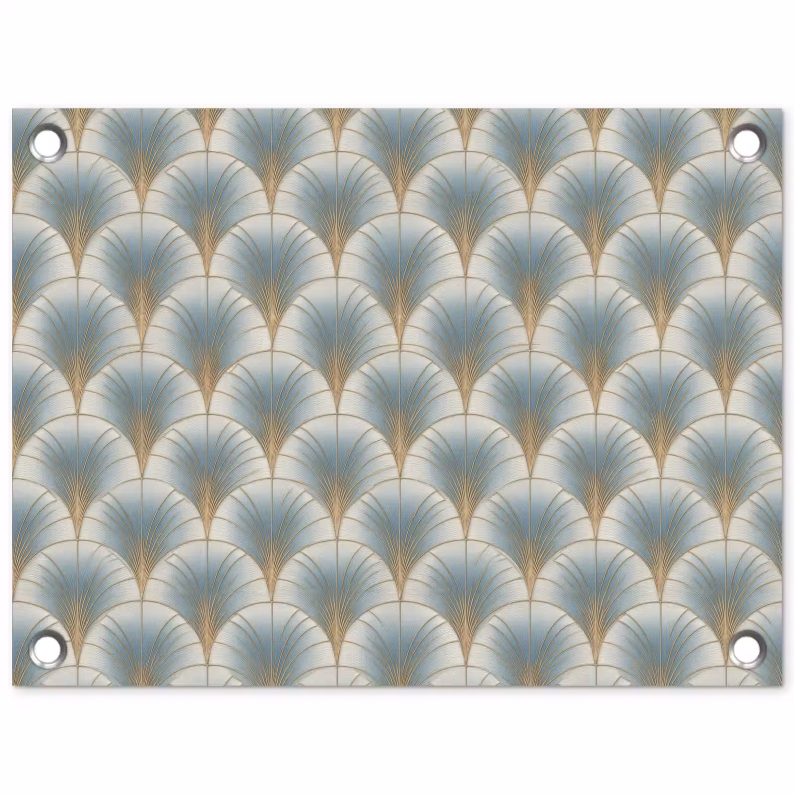 Tuinposter - Waaier - Klassiek - Blauw — 1