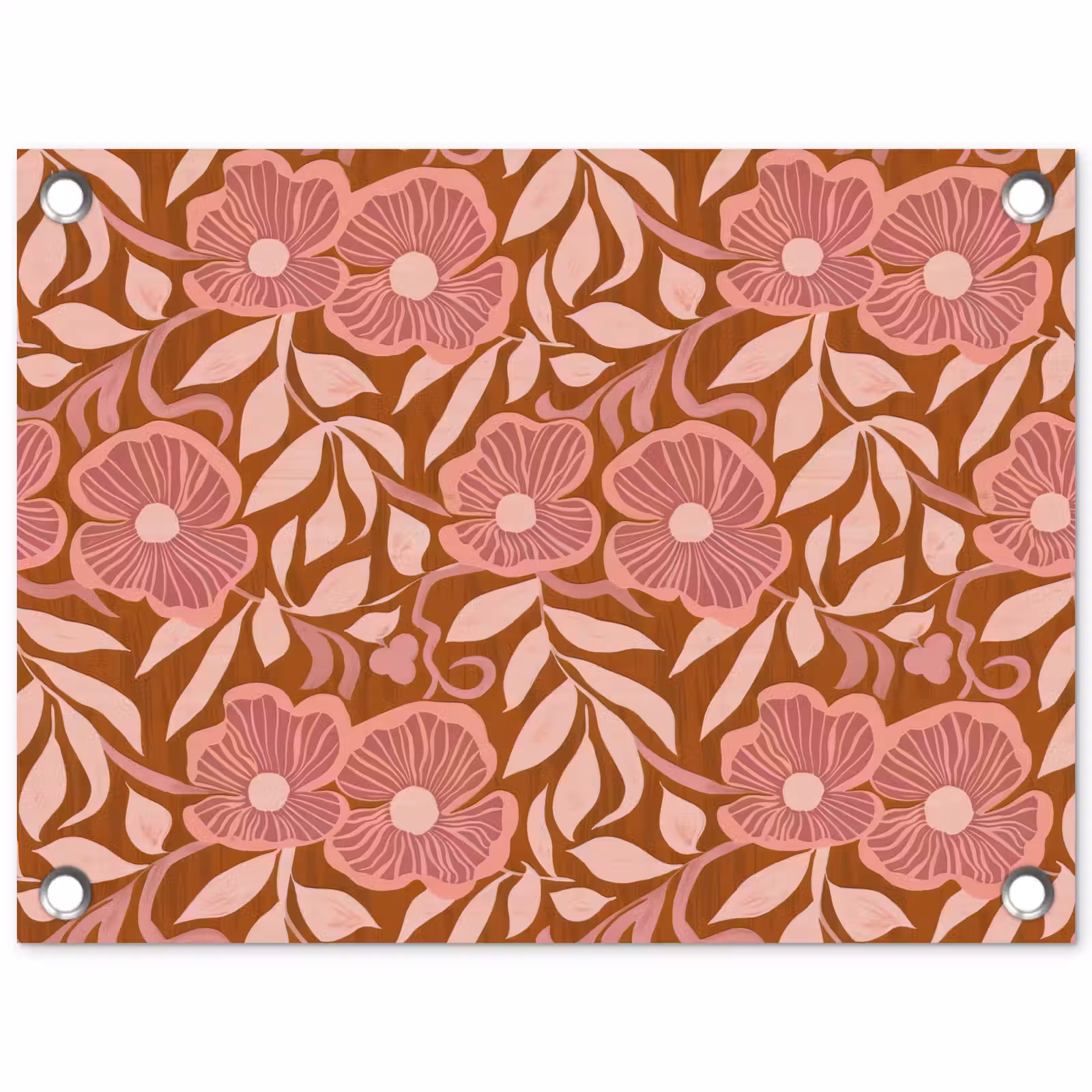 Tuinposter - Sfeer - Bloemen - Roze — 1