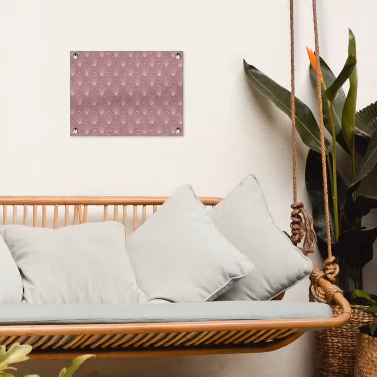 Tuinposter - Trendy - Patroon - Roze — 5