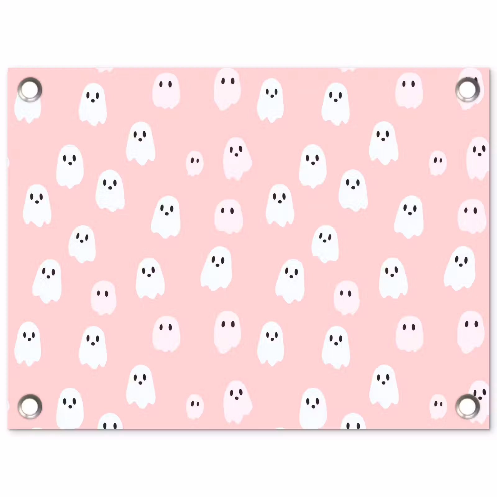 Tuinposter - Spookjes - Patroon - Roze — 1