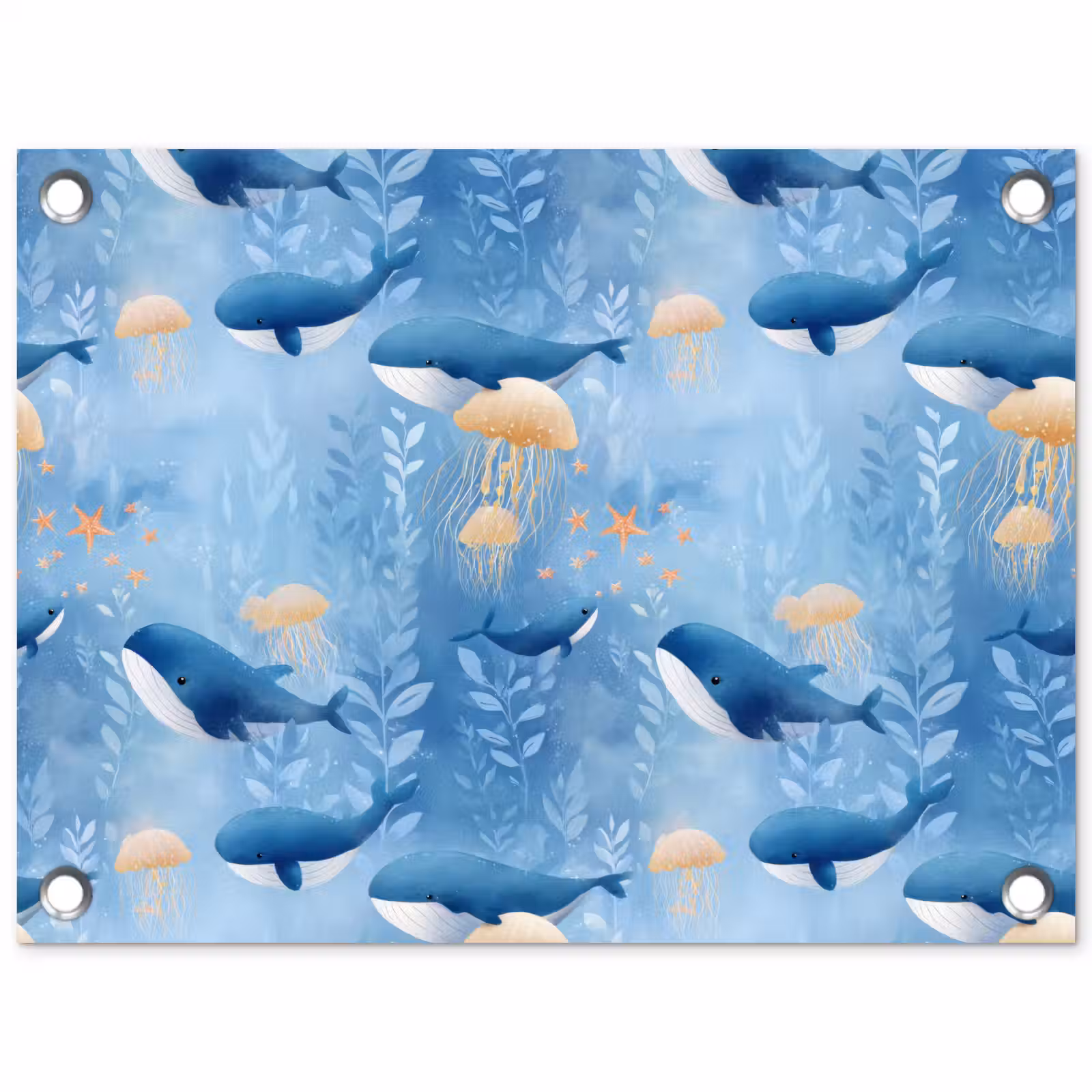 Tuinposter - Walvissen - Oceaan - Blauw — 1