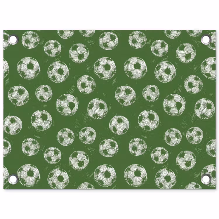 Tuinposter - Voetbal - Sport - Groen — 1