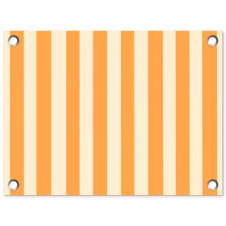 Tuinposter - Strepen - Patroon - Oranje — 1