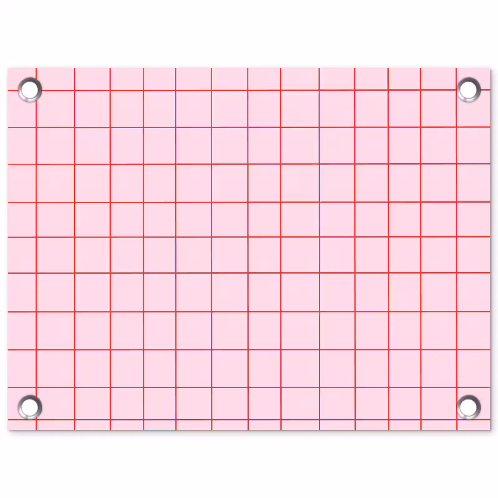 Tuinposter - Raster - Patroon - Roze — 1