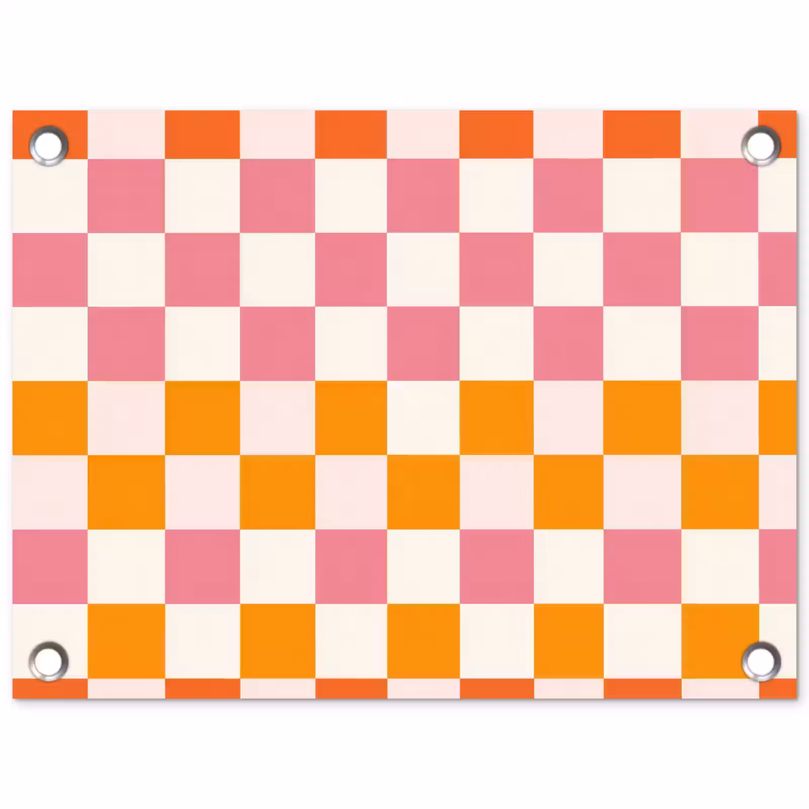 Tuinposter - Vierkant - Patroon - Oranje — 1