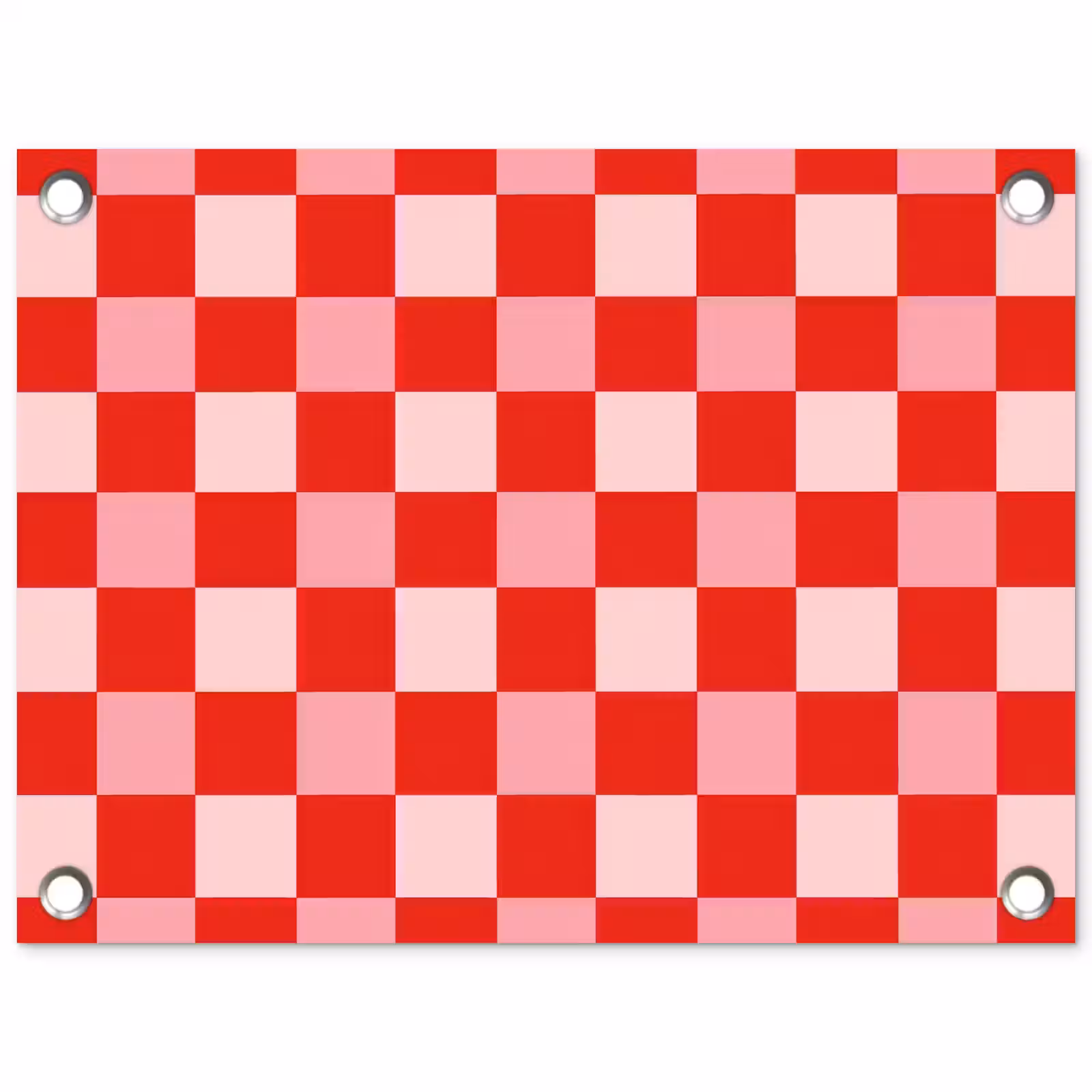Tuinposter - Vierkant - Klassiek - Rood — 1