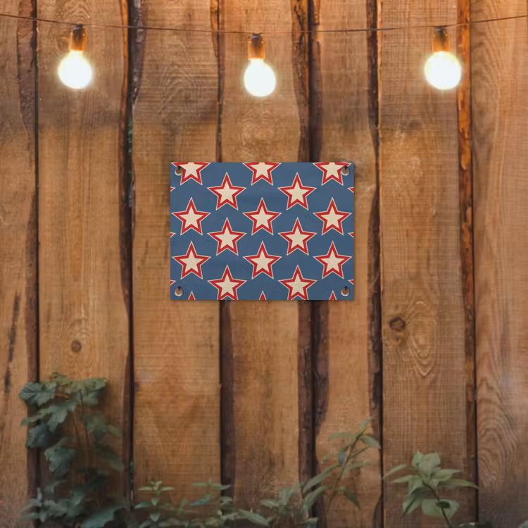 Tuinposter - Ster - Klassiek - Blauw — 2