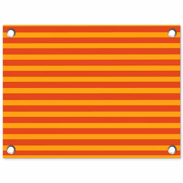 Tuinposter - Strepen - Patroon - Oranje — 1