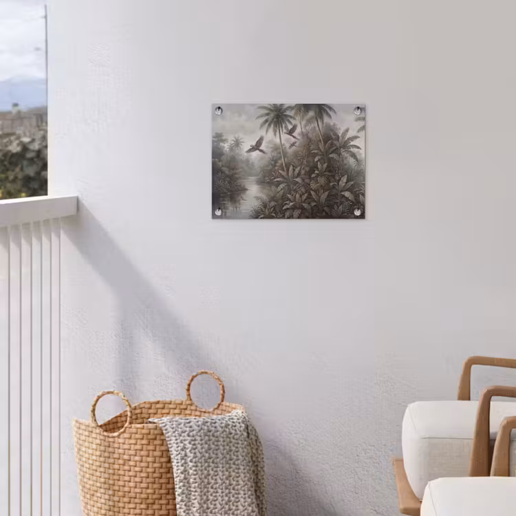 Tuinposter - Vogel - Vliegend - Tropisch - Landschap - Klassiek — 3