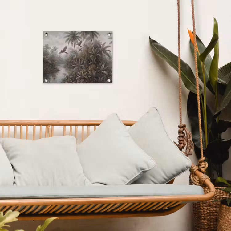Tuinposter - Vogel - Vliegend - Tropisch - Landschap - Klassiek — 5