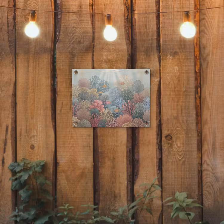 Tuinposter - Zee - Koraal - Vis - Natuur - Kleurrijk — 2