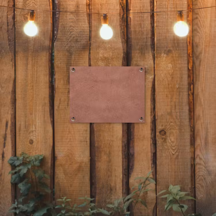 Tuinposter - Textuur - Roodbruin - Grof - Modern — 2