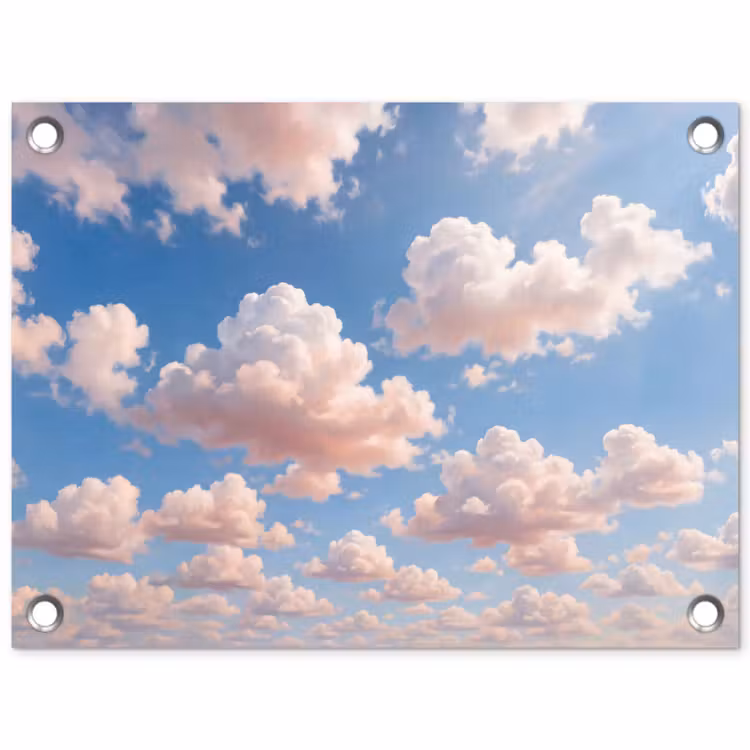 Tuinposter - Wolken - Hemel - Natuur - Licht - Blauw — 1