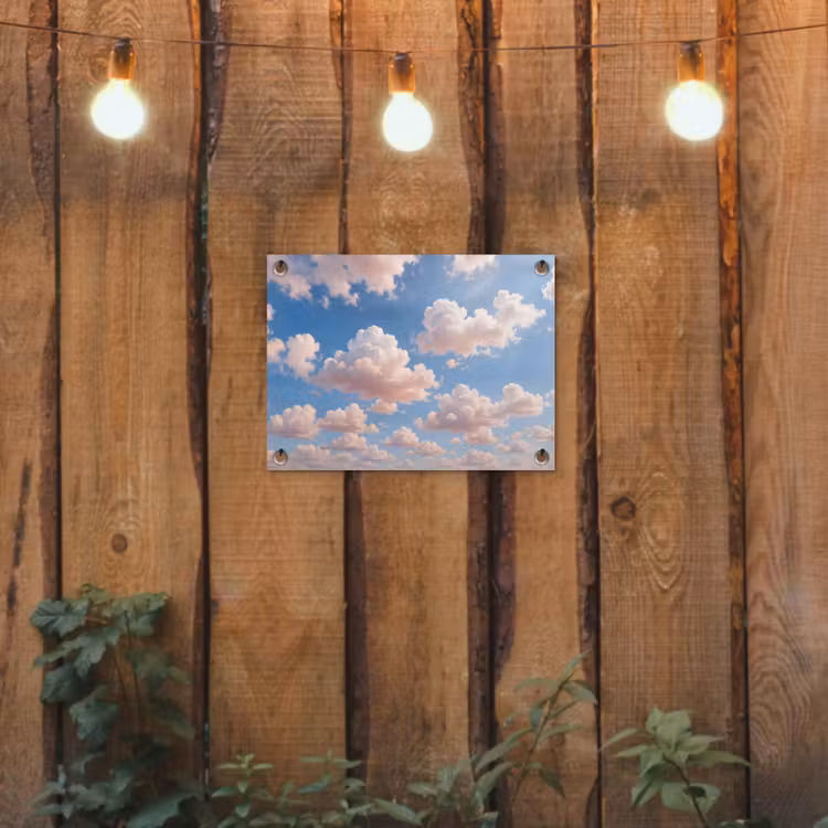Tuinposter - Wolken - Hemel - Natuur - Licht - Blauw — 2