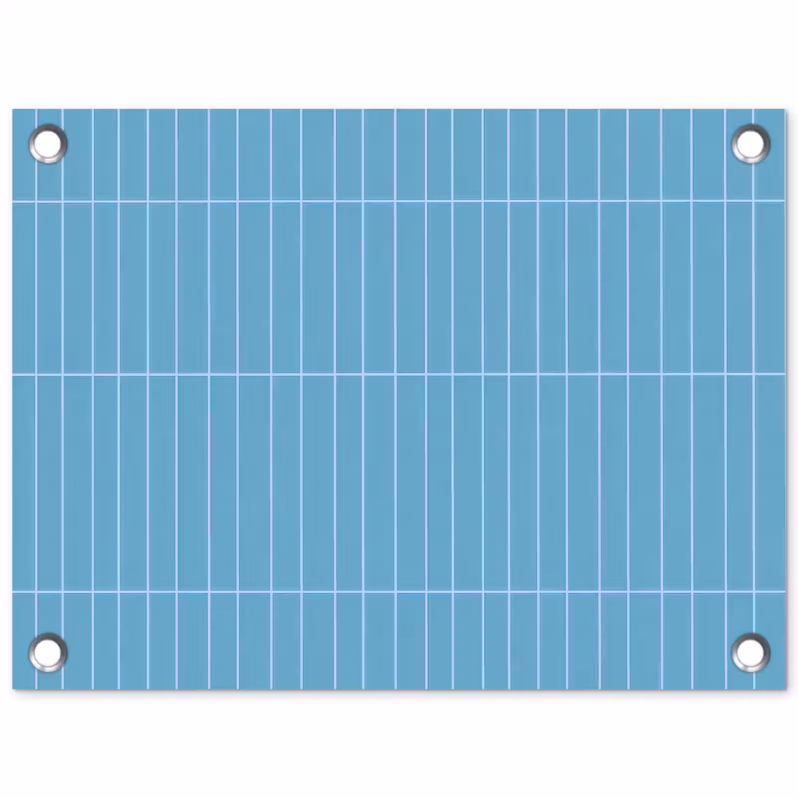 Tuinposter - Tegel - Langwerpig - Patroon - Blauw — 1