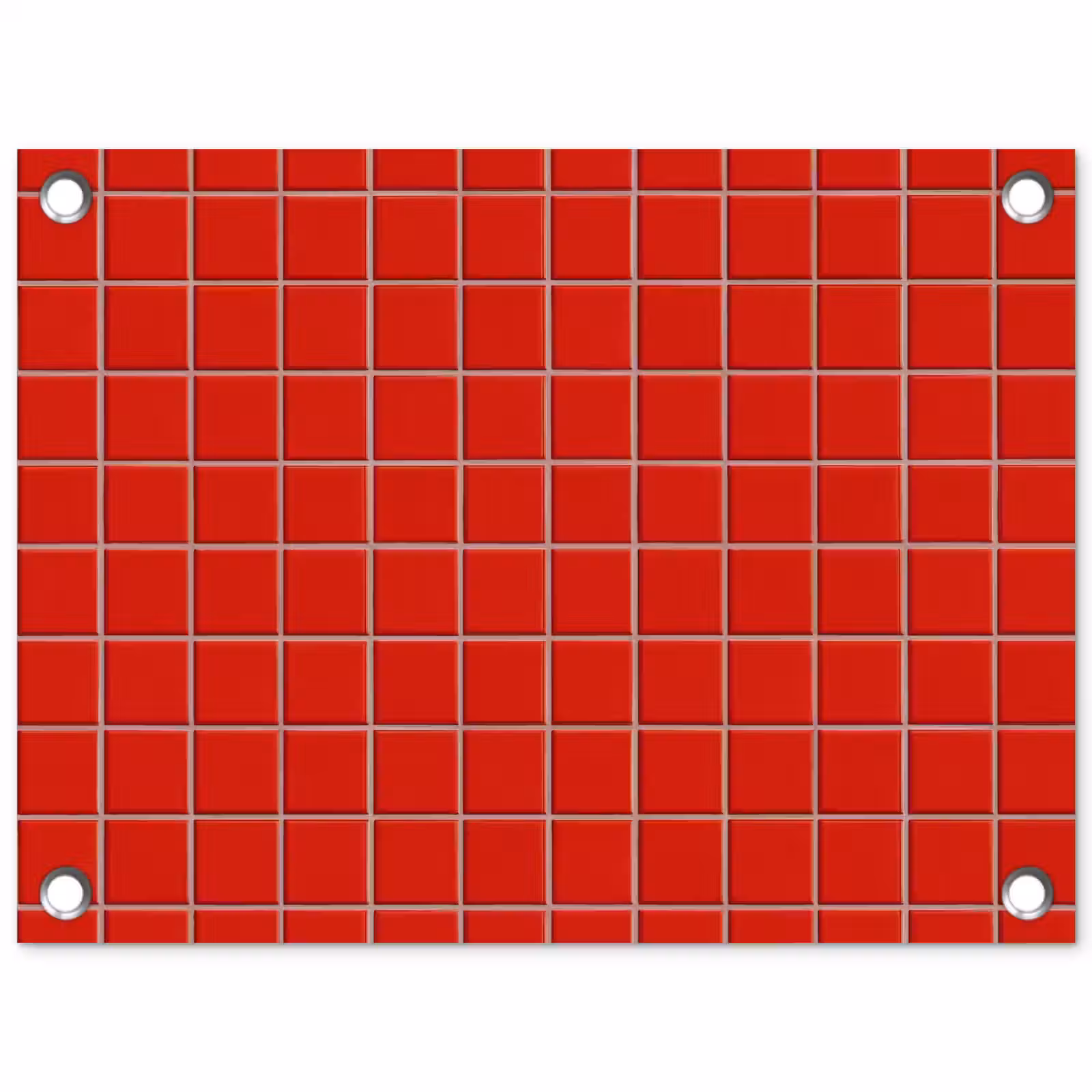 Tuinposter - Tegel - Patroon - Kersen - Rood — 1