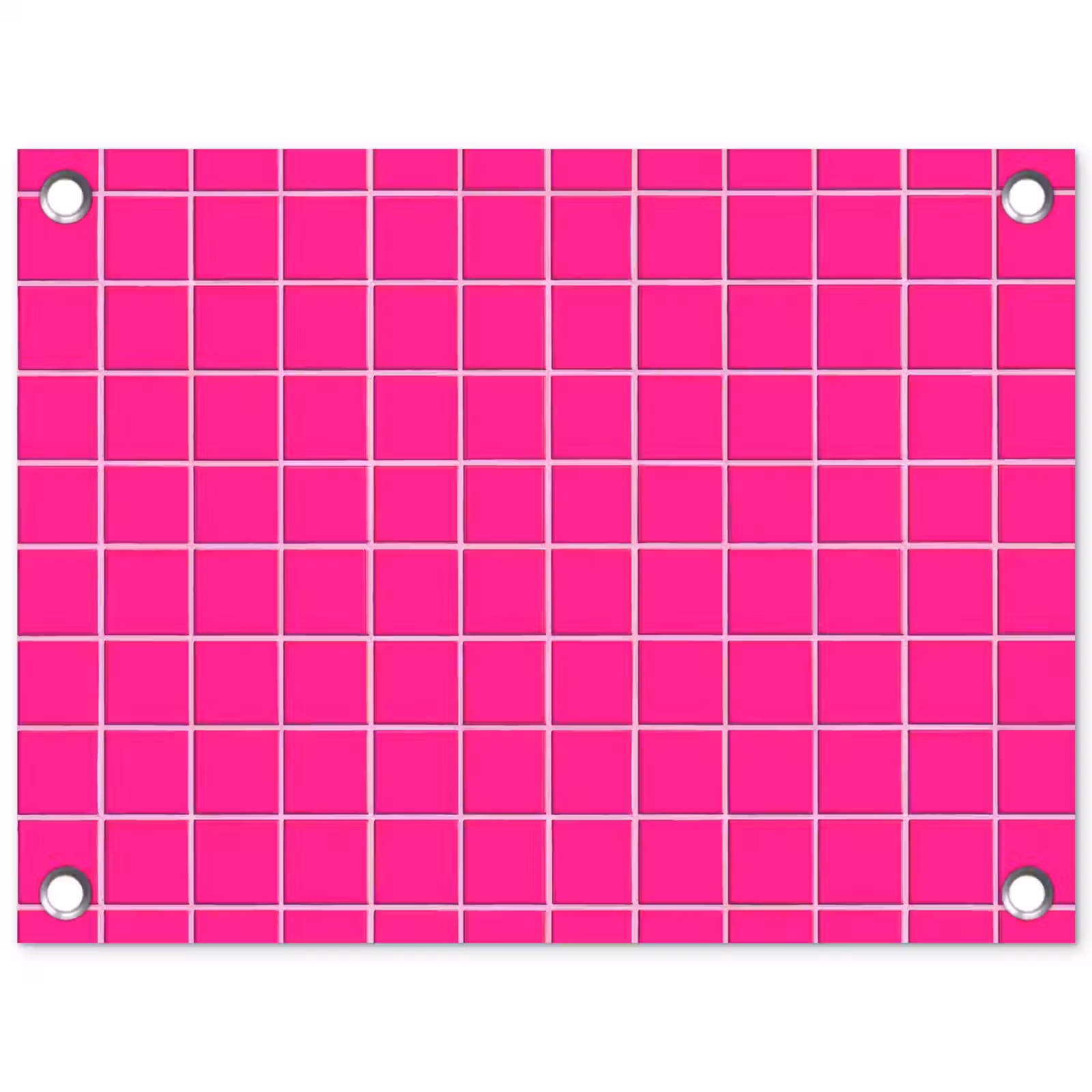 Tuinposter - Tegels - Vierkant - Fuchsia — 1