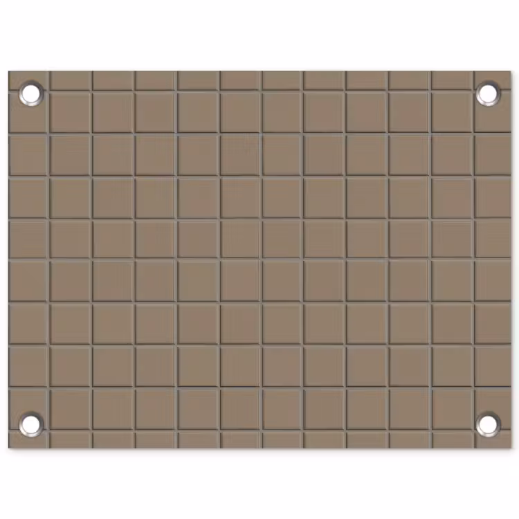 Tuinposter - Tegel - Patroon - Taupe — 1