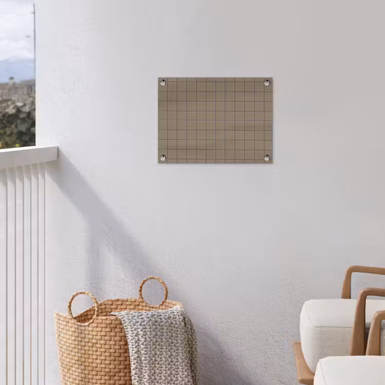 Tuinposter - Tegel - Patroon - Taupe — 3