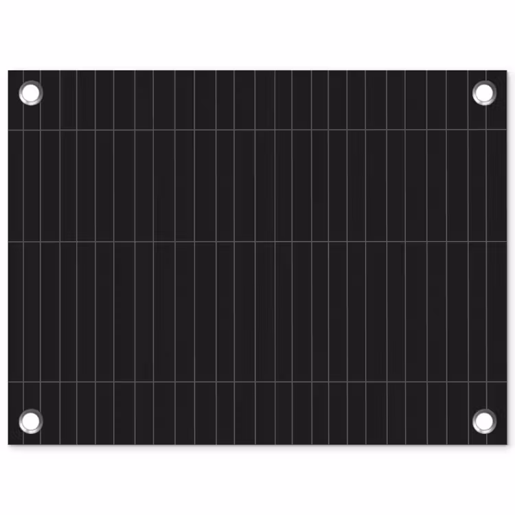 Tuinposter - Verticaal - Wandtegel - Mat - Zwart — 1