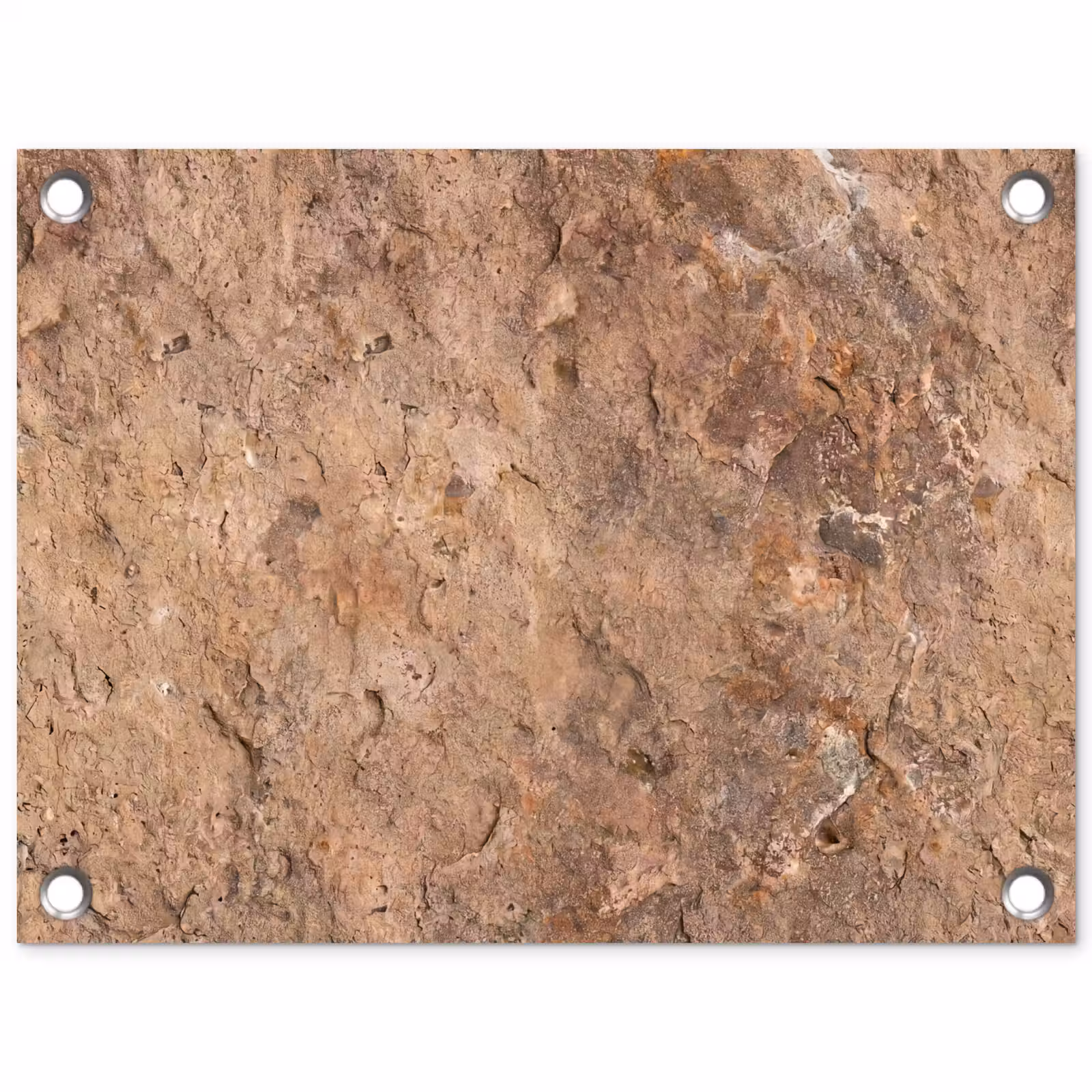 Tuinposter - Steen - Natuur - Textuur - Abstract - Bruin — 1