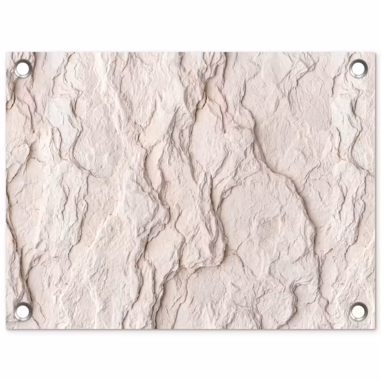 Tuinposter - Rots - Structuur - Natuur - Beige - Abstract — 1