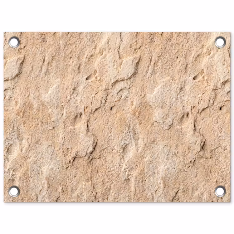 Tuinposter - Textuur - Steen - Natuur - Beige — 1