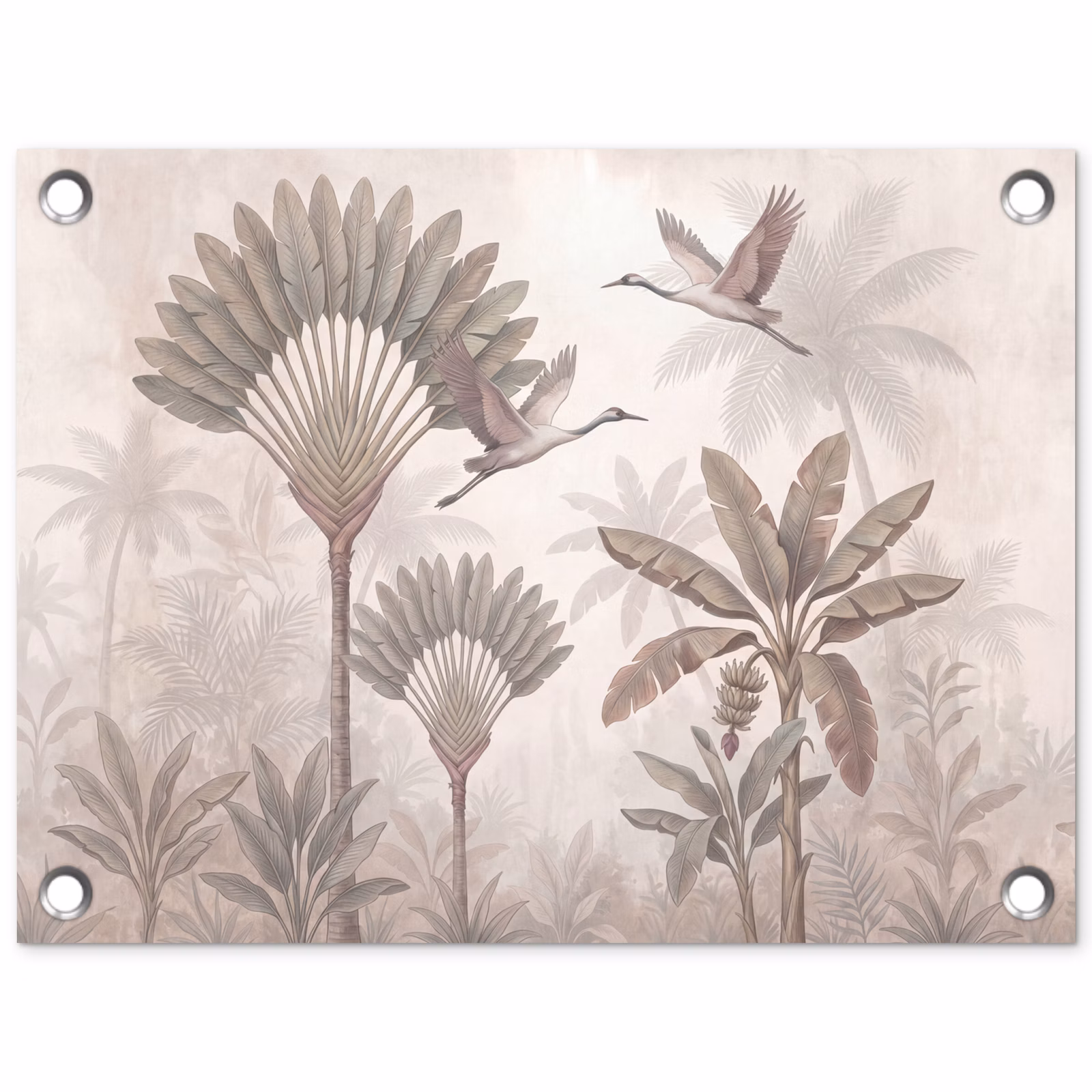 Tuinposter - Vogel - Tropisch - Jungle - Natuur - Beige — 1