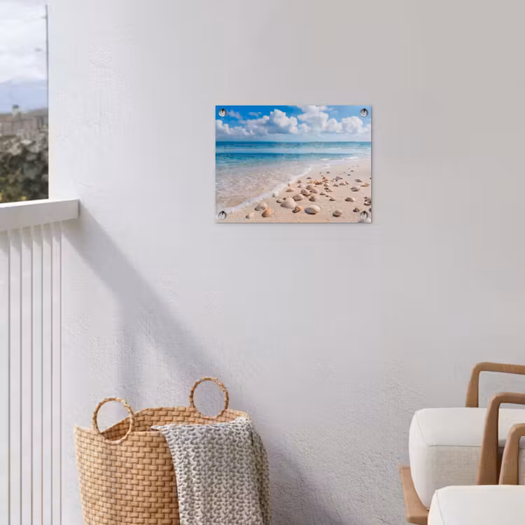 Tuinposter - Schelpen - Strand - Natuur - Beige — 3