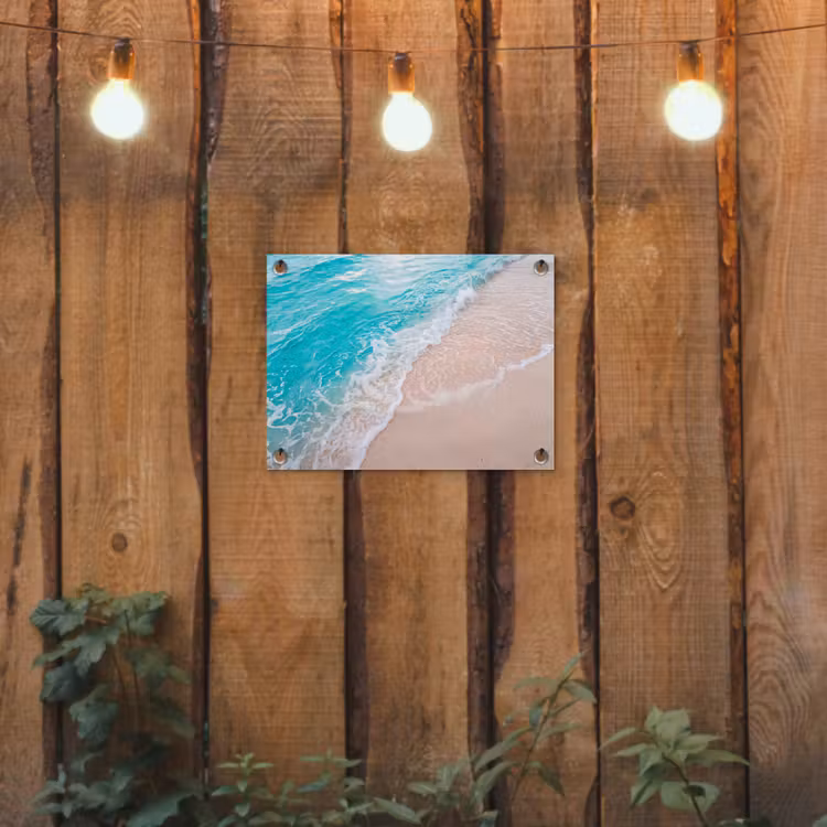 Tuinposter - Strand - Zee - Golf - Natuur - Blauw — 2