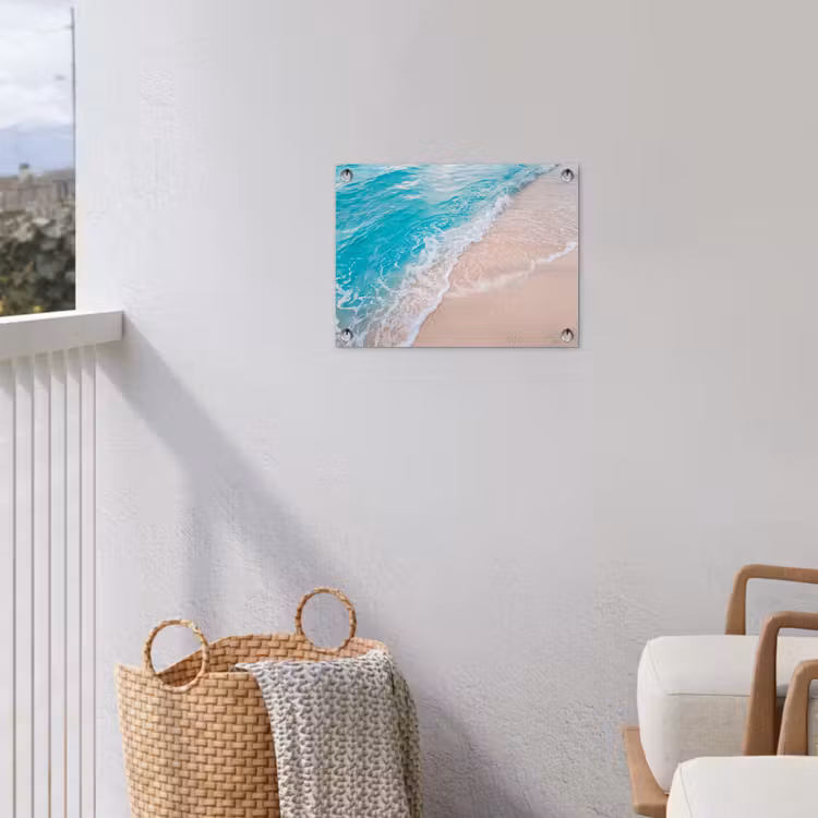 Tuinposter - Strand - Zee - Golf - Natuur - Blauw — 3