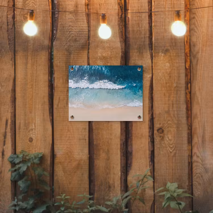 Tuinposter - Strand - Zee - Golven - Natuur - Blauw — 2