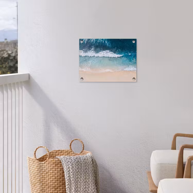 Tuinposter - Strand - Zee - Golven - Natuur - Blauw — 3