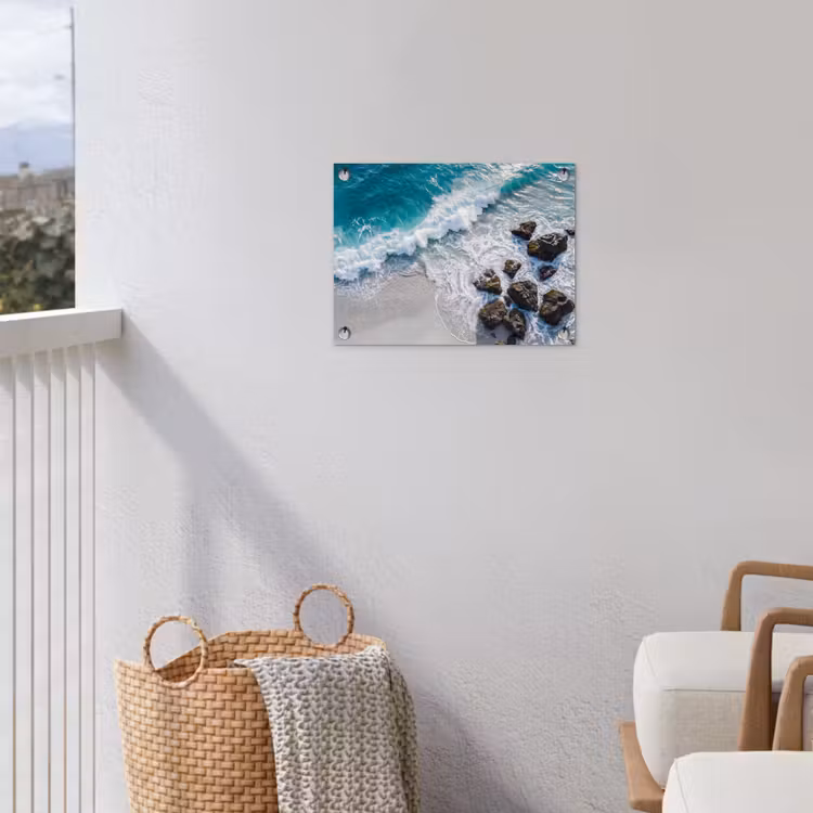 Tuinposter - Zee - Golf - Strand - Natuur - Blauw — 3