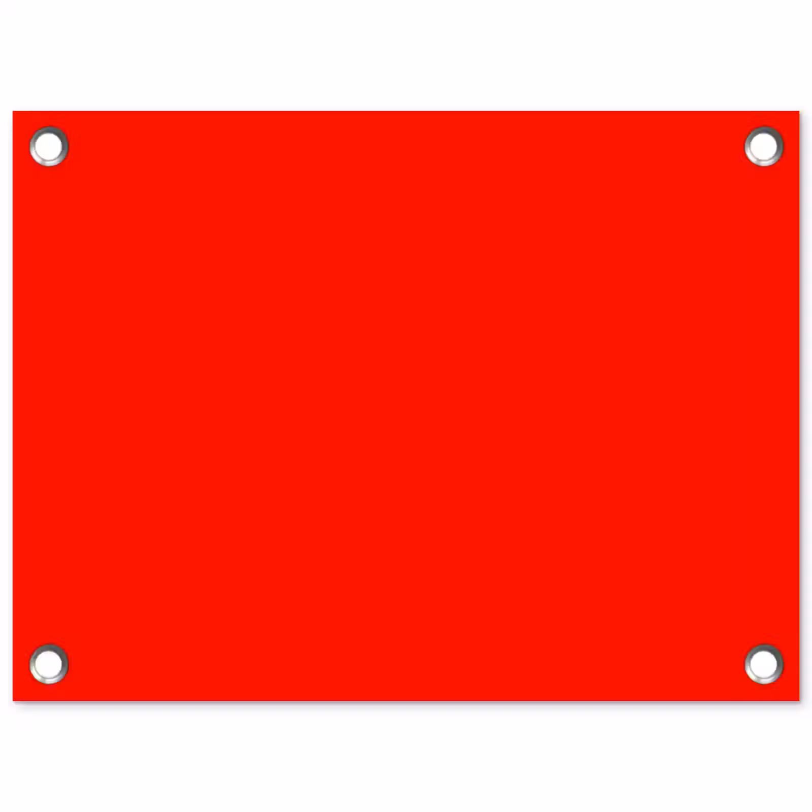 Tuinposter - Vibrant - Vermilion - Rood — 1