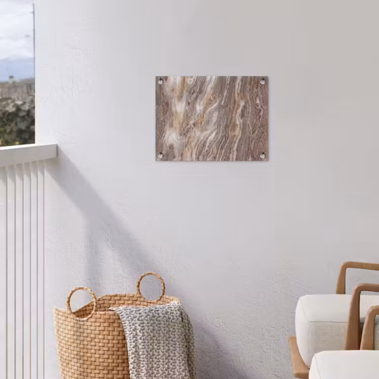 Tuinposter - Textuur - Steen - Abstract - Beige — 3