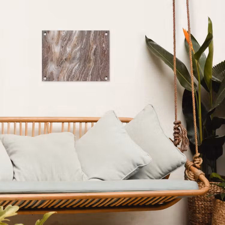 Tuinposter - Textuur - Steen - Abstract - Beige — 5