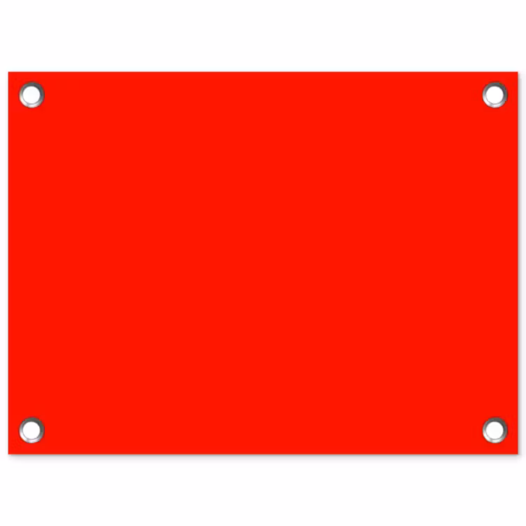 Tuinposter - Vibrant - Vermilion - Rood — 1