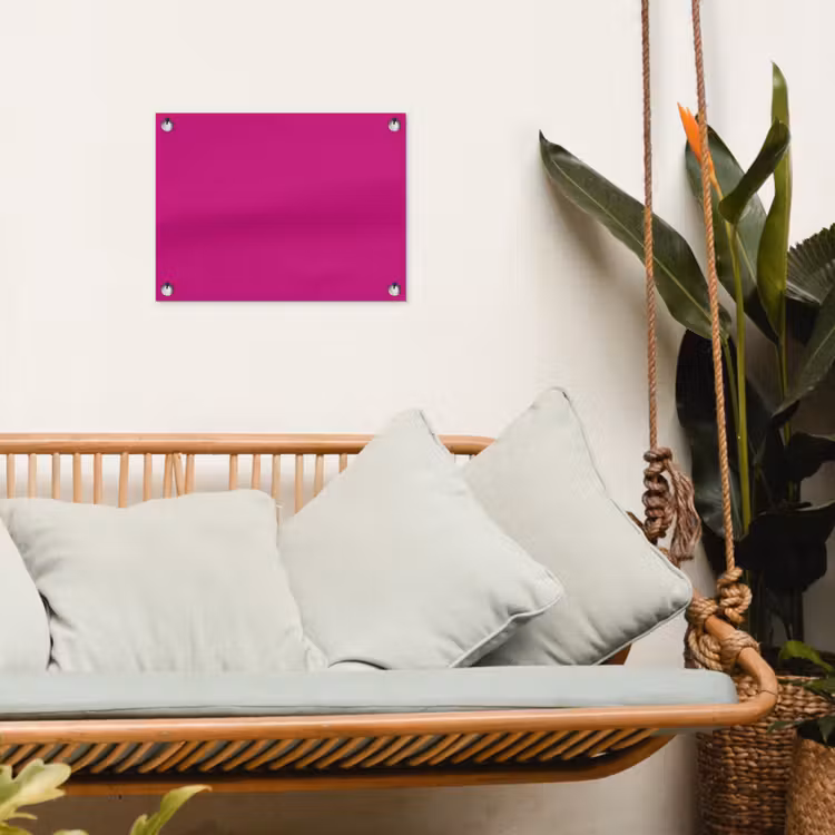 Tuinposter - Velvet - Magenta - Roze — 5