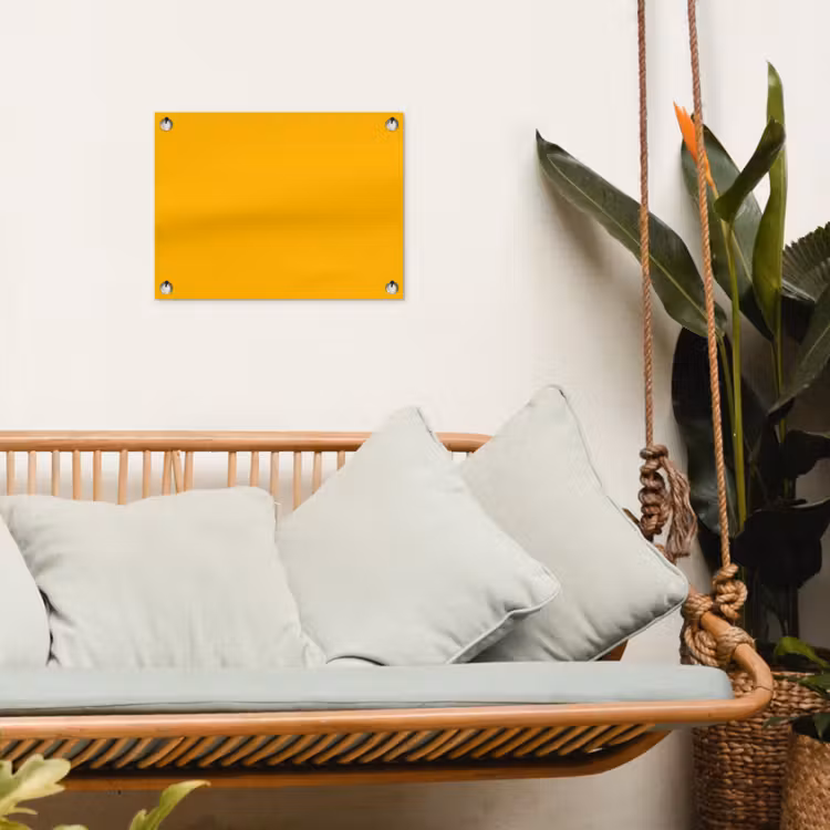 Tuinposter - Vivid - Amber - Geel — 5