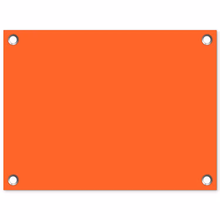Tuinposter - Vivid - Amber - Oranje — 1