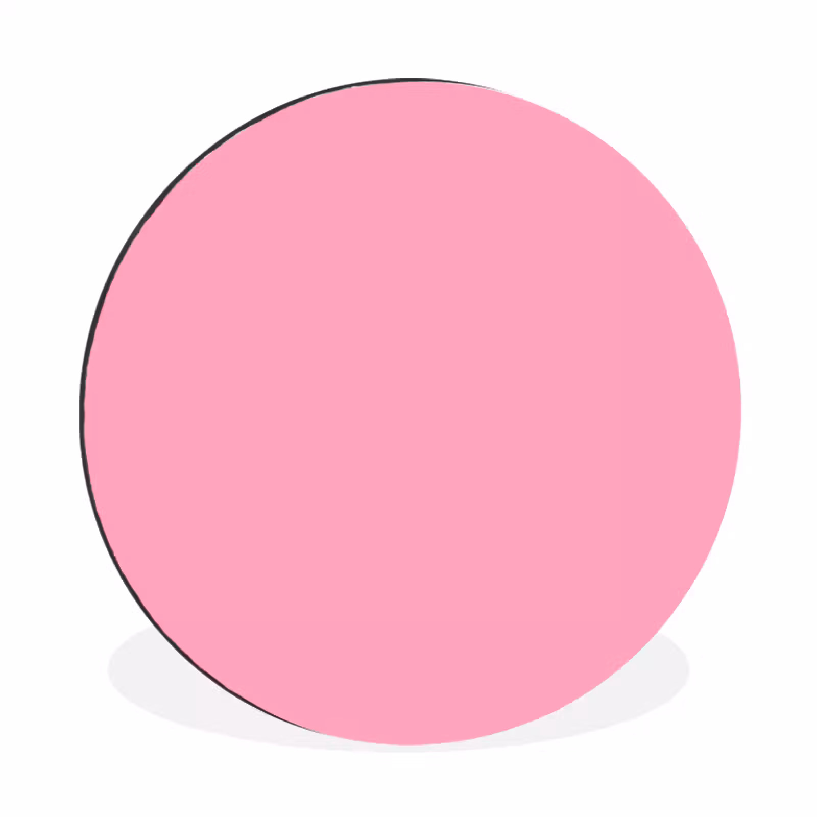 Wandcirkel - Aluminium - Bubblegum - Pink - Roze — 1